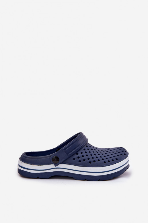 LichtgeInicht teenslippers van schuim Dames donkerblauIn Ardanica