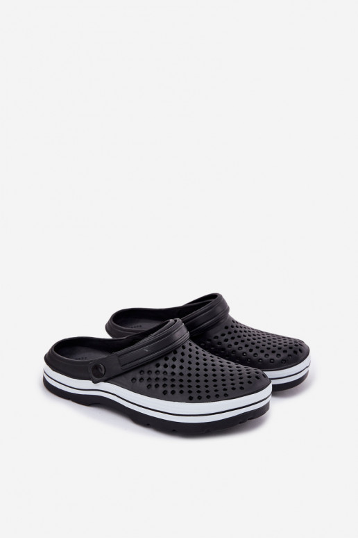 Leichte Herren schwarze Slipper Tai Turiravena