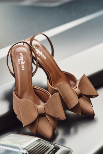 chaussures à talons hautsOdkrytymi Piętami I Kokardką marron Eklevia
