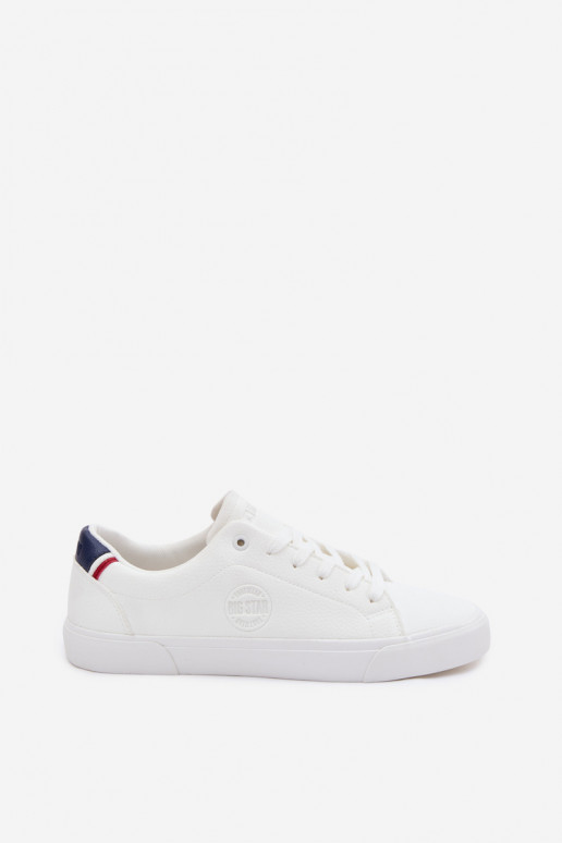 Chaussures modèle baskets baskets pour hommes Big Star TT174083 couleur blanche