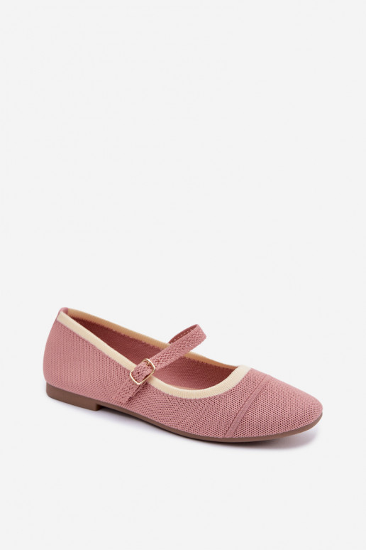 Ballerinas aus Netzmaterial rosa Zelisa