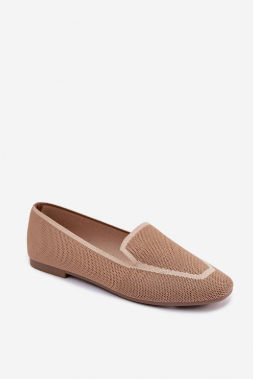 Mocassins en textile marron Selisa