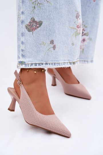 Sandales à talons hauts couleur rose Delessa 2