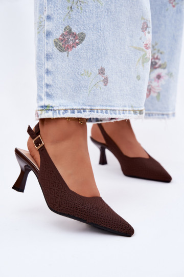 materiaal Sandalen met hoge hak CzekoladoIne Delessa