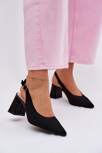 Zwarte sandalen met hakken Elissea 2
