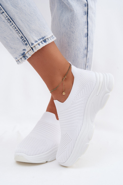  Un modèle convaincant baskets Féminin couleur blanche Floraine