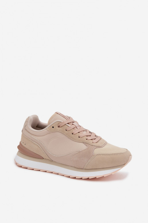 Baskets beiges pour femmes en daim McArthur MA2512IN