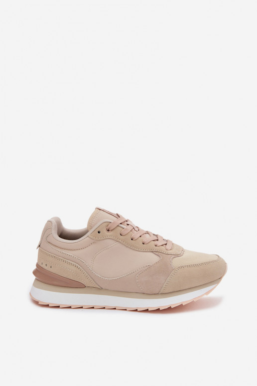 en daim Chaussures modèle baskets Féminin McArthur MA2512DANS beige