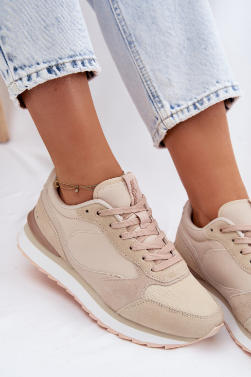 van suède Sneakers model schoenen Dames McArthur MA2512IN beige