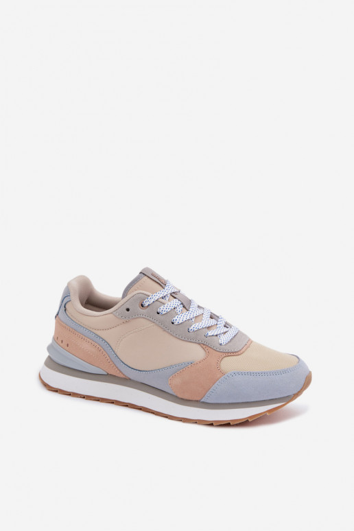 Blauwe dames sneakers van suede McArthur MA2512IN