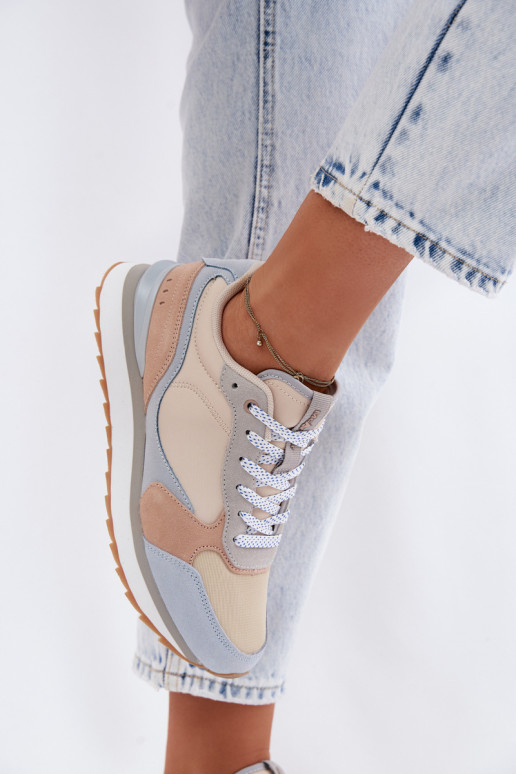 van suède Sneakers model schoenen Dames McArthur MA2512IN blauIn