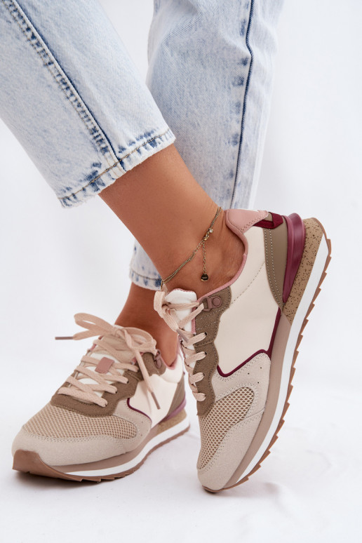 sportschoenen Sneakers model schoenen Dames McArthur MA257IN beige