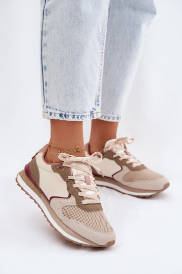 sportschoenen Sneakers model schoenen Dames McArthur MA257IN beige 2