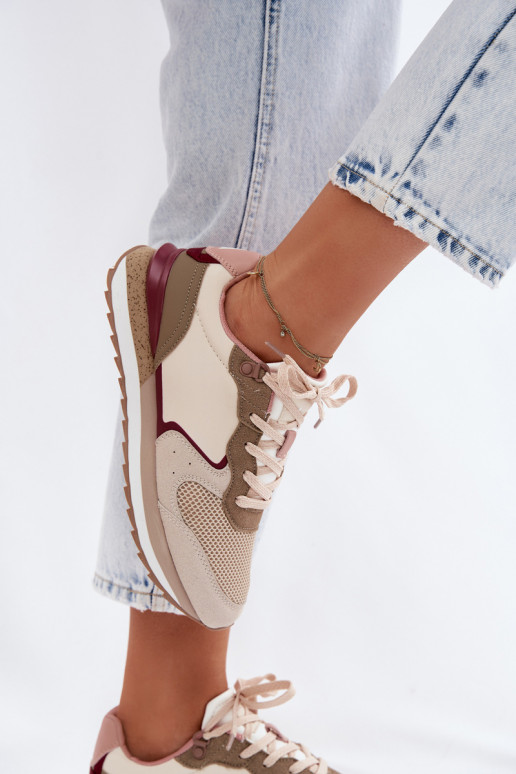 baskets Chaussures modèle baskets Féminin McArthur MA257DANS beige