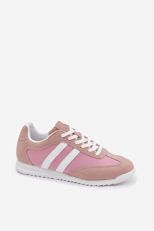en daim Chaussures modèle baskets baskets Féminin McArthur MA258DANS couleur rose