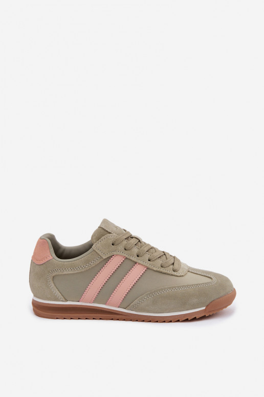 en daim Chaussures modèle baskets baskets Féminin McArthur MA258DANS couleur verte
