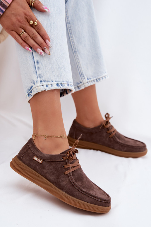 SchuheErmöglichtturalnego aus INildlederu Vinceza 95391 braune Farbe