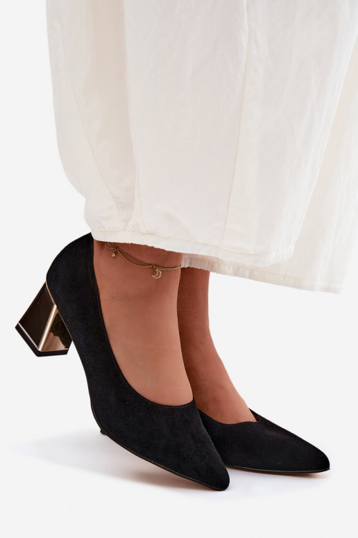 SchuheErmöglichtturalnego aus INildlederu mit Absätzen Vinceza 66921 schZuarze Farbe