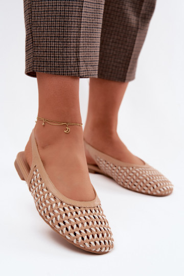 Bruine dames sandalen met uitsnedelementen Selviora 2