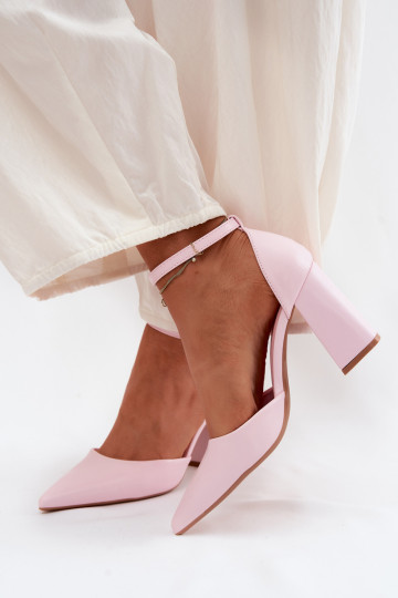 Schuhe mit AbsätzenImitacji Skóry pinke Farbe Selvra