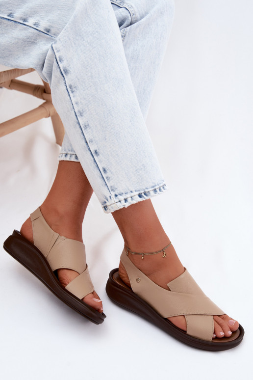 Zazoo 40392 Sandales pour femmes Féminin couleur cappuccino