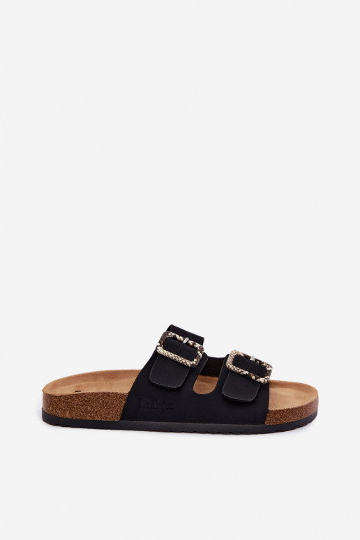 Damespantoffels met gespen Lee Cooper LCIN-26-35-4450L zInart