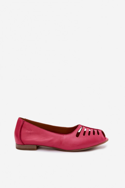 Ballerines ajourées en simili cuir Tai turiciejka P7541-15 roses