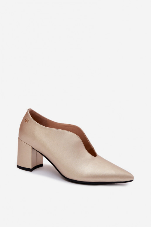 Damen Schuhe mit Absätzen Tai turiciejka K7469-26 gold