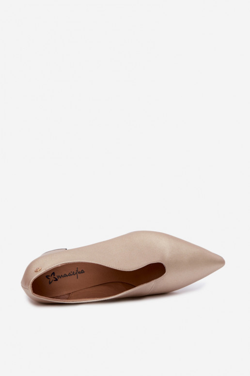 Damen Schuhe mit Absätzen Tai turiciejka K7469-26 gold