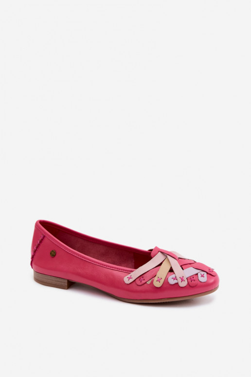 Ballerinas Es mussciejka P7542-15 pinke Farbe