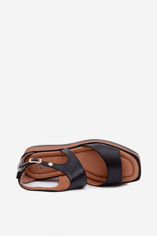 Platform sandalen Tai turiciejka K7471-01 zwart