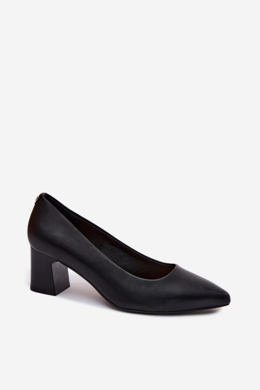 Hakken schoenen Sergio Leone PB413 in zwarte kleur