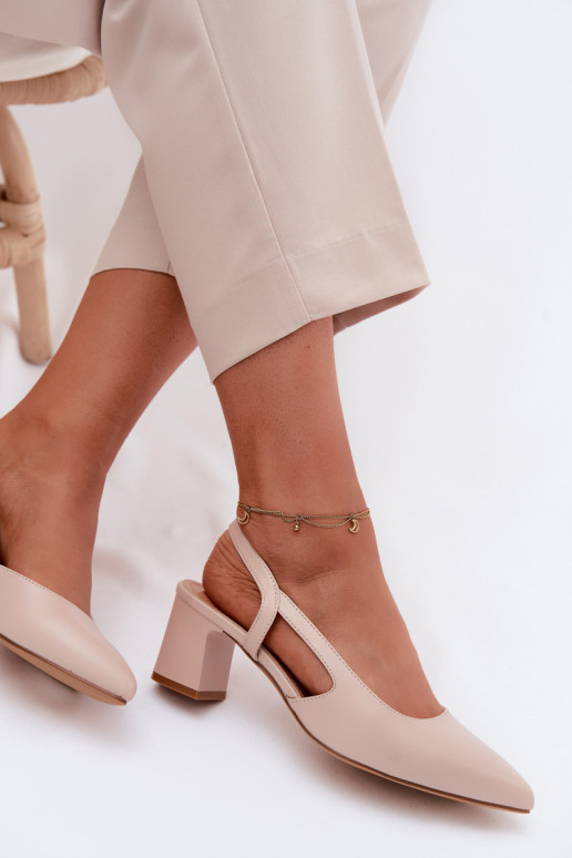 Sandales pour femmes avec des talons Sergio Leone SK472 KremoÀy couleur rose