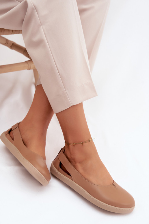 Ballerines Barefoot Zazoo 10217 couleur cappuccino