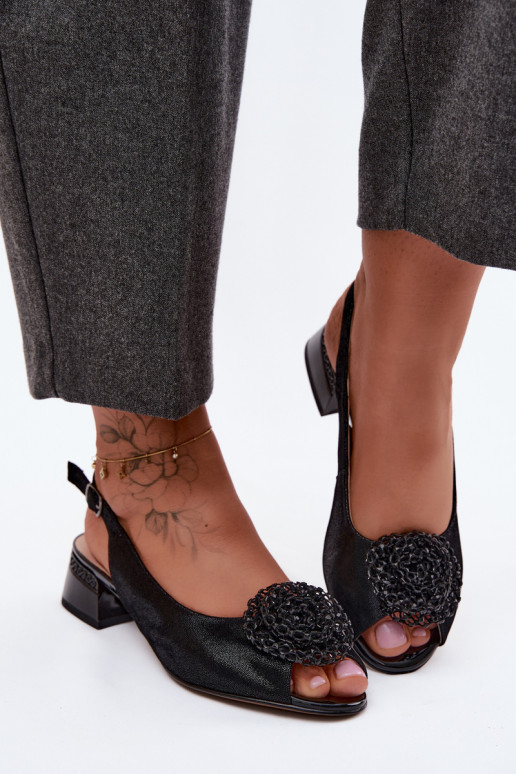 Dames sandalen Dames Op Klok met ornamenten D&A CR61-3030 zInart