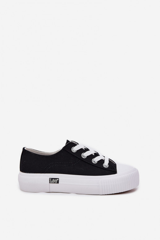Casual schoenen met platform in zwart