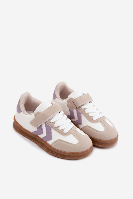 Kinder sneakers in wit Meressa