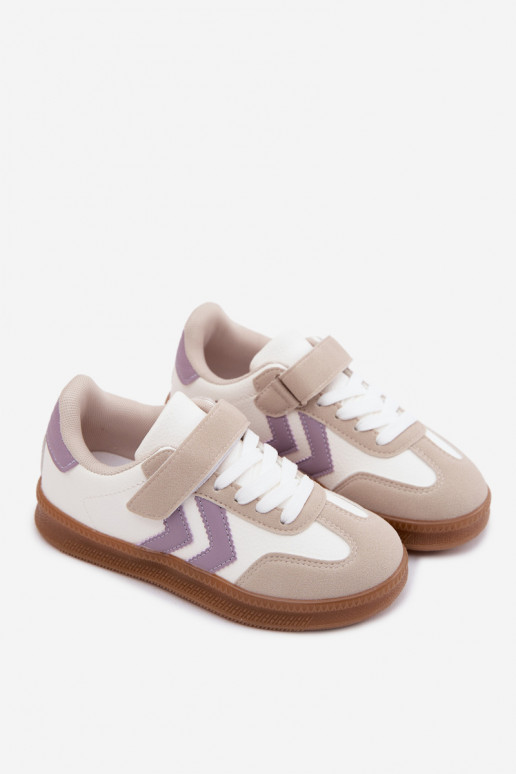 Chaussures modèle baskets Puéril couleur blanche Meressa