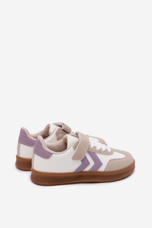 Kinder sneakers in wit Meressa