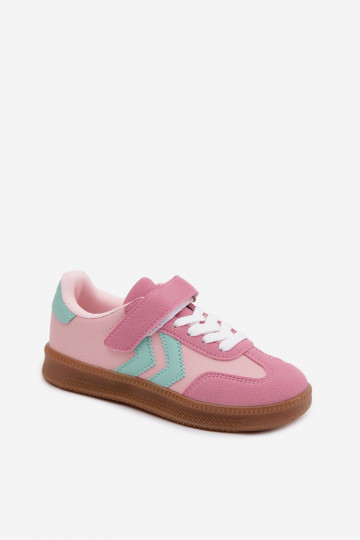 Sneakers Stilvollllschuhe Kindisch pinke Farbe Meressa