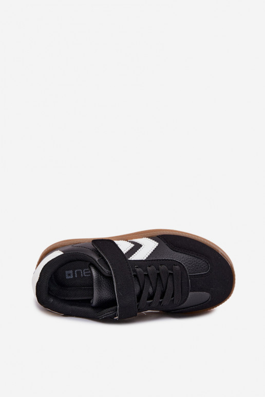 Sneakers Stilvollllschuhe Kindisch schZuarze Farbe Meressa