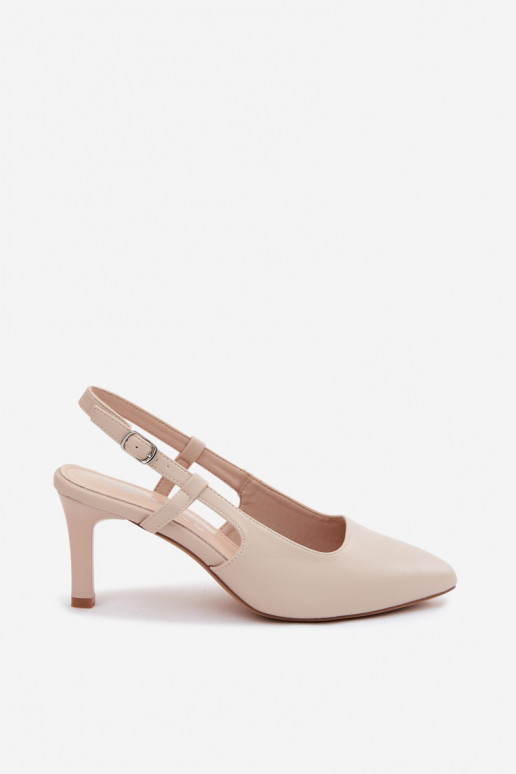 Sandales pour femmes à talons Sergio Leone SK157 couleur sable