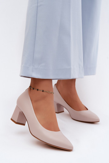 Chaussures avec des talons Sergio Leone PB413 couleur grise