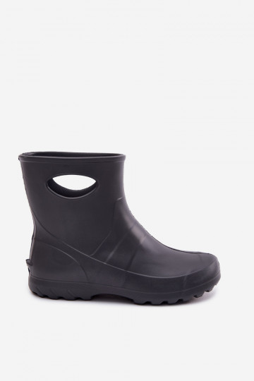 Bottes en caoutchouc imperméables pour hommes de couleur grise par LEMIGO GARDEN 2