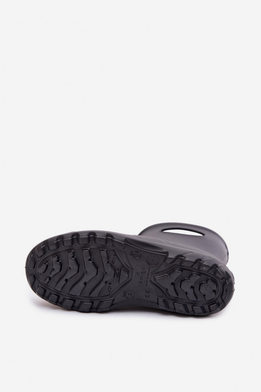 Herren wasserdichte Gummistiefel in grauer Farbe von LEMIGO GARDEN