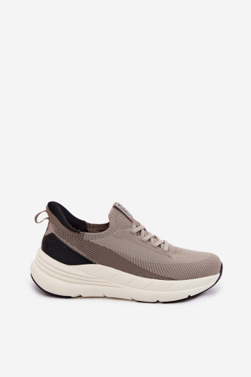baskets pour hommes  Chaussures modèle baskets Un modèle convaincant avec une plateforme Kobbo 102421 beige 2
