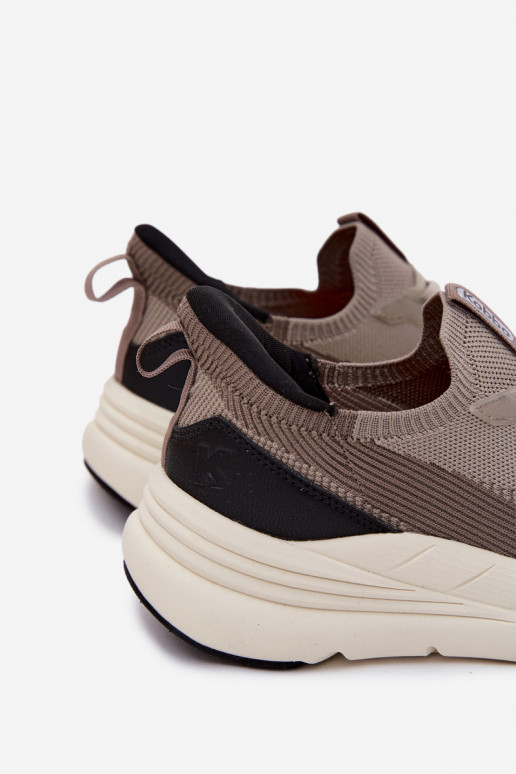 baskets pour hommes  Chaussures modèle baskets Un modèle convaincant avec une plateforme Kobbo 102421 beige