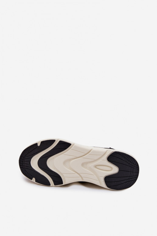 baskets pour hommes  Chaussures modèle baskets Un modèle convaincant avec une plateforme Kobbo 102421 couleur noire