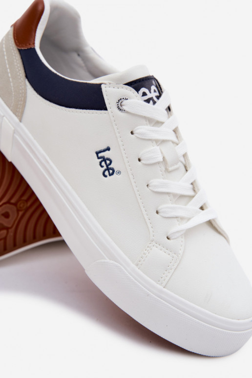 Chaussures décontractées pour hommes LEE BRIXTON MEN LOIN 50261024.1FG couleur blanche