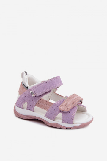 Bartek 84409-66 Wildledersandalen für Kinder in Violett